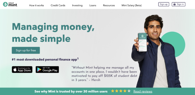 Mint App: Features